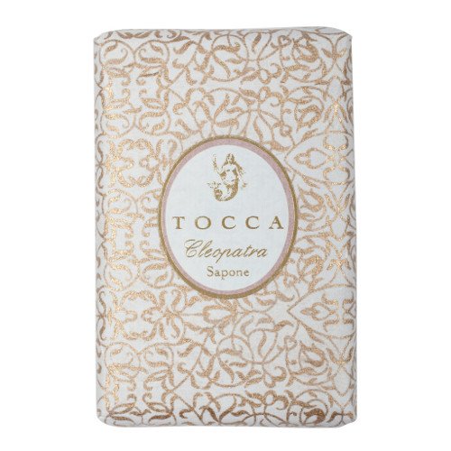 Tocca Beauty Sapone - Cleopatra: Grapefruit & Cucumber Bar Soap on white background