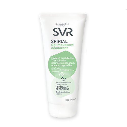 SVR Lab Spirial Deodorant Foaming Gel on white background