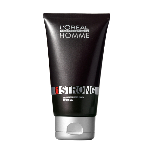 Loreal Professional Paris Homme Strong Gel on white background
