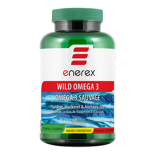 Enerex Wild Omega 3 on white background