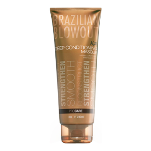 Brazilian Blowout Deep Conditioning Masque on white background