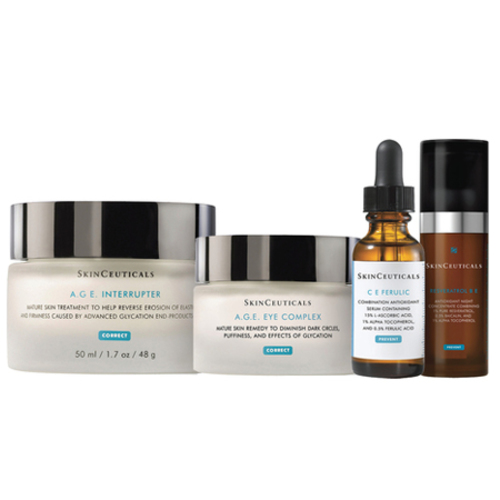SkinCeuticals Advanced Aging Correction Kit on white background