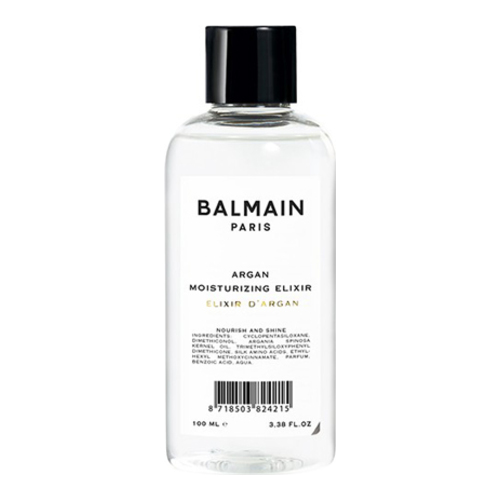 BALMAIN Paris Hair Couture Argan Moisturizing Elixir on white background