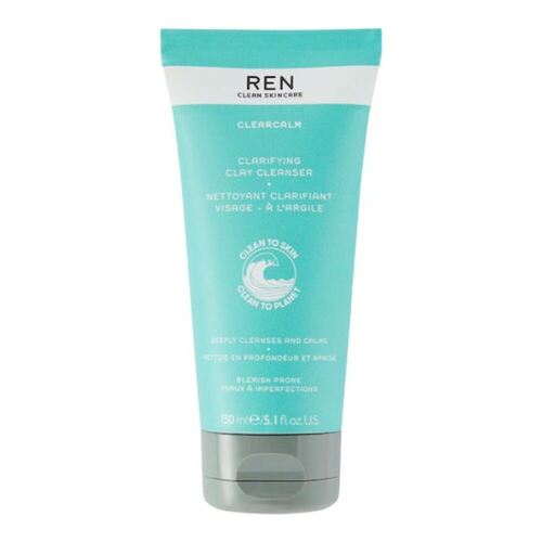 Ren Clearcalm 3 Clarifying Clay Cleanser on white background