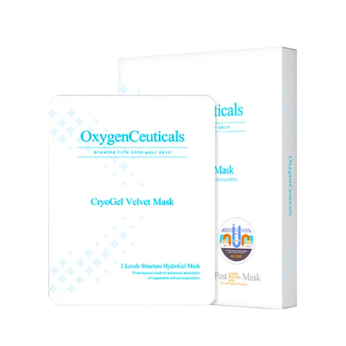 OxygenCeuticals CryoGel Velvet Mask on white background