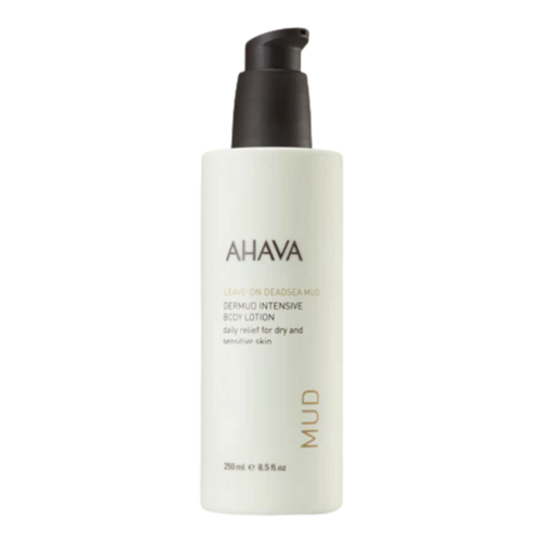 Ahava Dermud Intensive Body Lotion on white background
