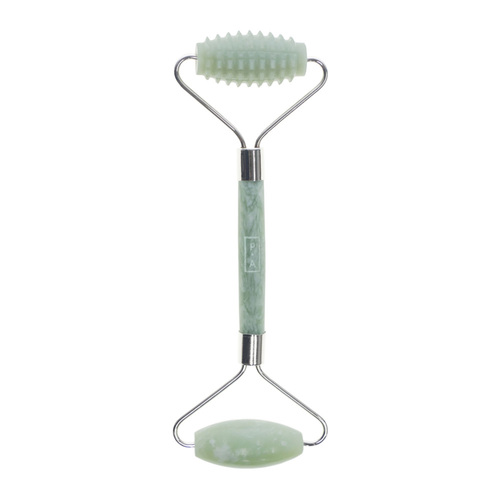 Province Apothecary Dual-Action Jade Facial Roller on white background