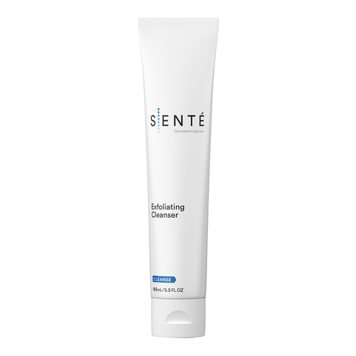 Sente Exfoliating Cleanser on white background