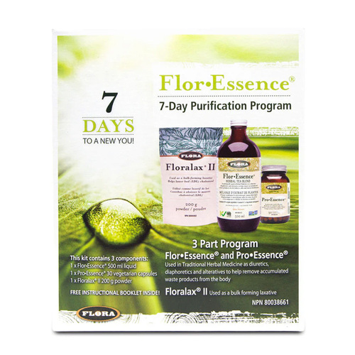 Flora Flor-Essence  7-Day Purification Program on white background