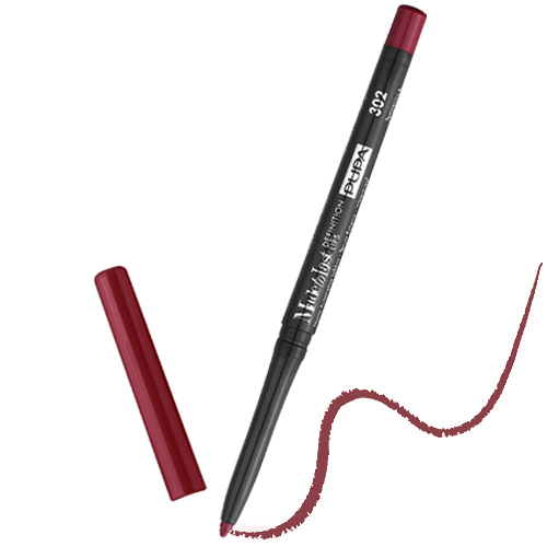 Pupa Made to Last Definition Lips - 302 Chic Burgundy, 1 pieces