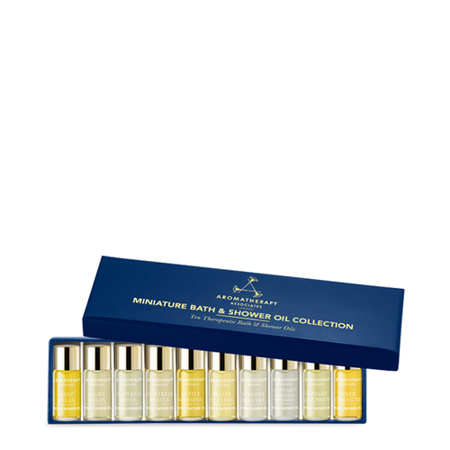 Aromatherapy Associates Miniature Collection - Bath and Shower Oils on white background