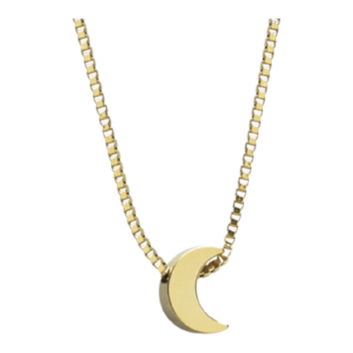 Blomdahl Moon Necklace - Gold (40-45cm) on white background