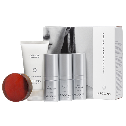 Arcona Oily Skin Starter Kit on white background