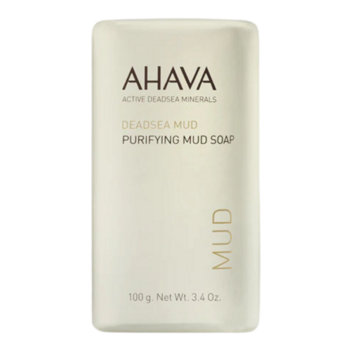 Ahava Purifying Mud Soap on white background