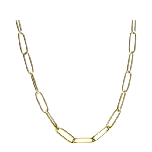 Blomdahl Link Necklace - Gold (40-46cm) on white background