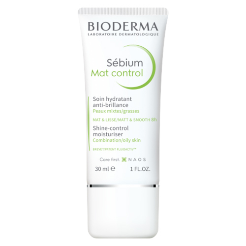 Bioderma Sebium MAT Control Cream on white background