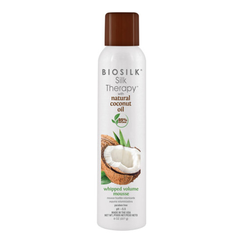 Biosilk  Silk Therapy with Natural Coconut Oil Whipped Volume Mousse, 227g/8 oz