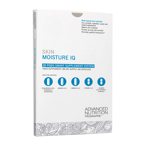 Advanced Nutrition Programme Skin Moisture IQ on white background