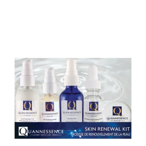 Quannessence Skin Renewal Kit on white background