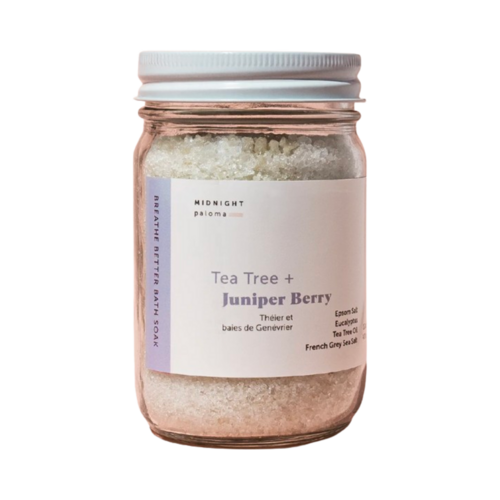 Midnight Paloma Tea Tree + Juniper Berry Breathe Better Bath Soak, 340g/12 oz