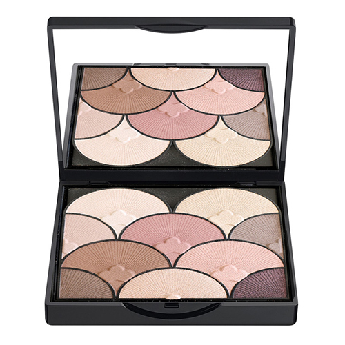 T LeClerc The Eventail Eyeshadow Palette - 01 Rose des Sables on white background