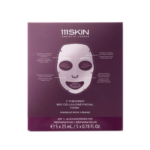 111SKIN Y Theorem Bio Cellulose Facial Mask Box on white background
