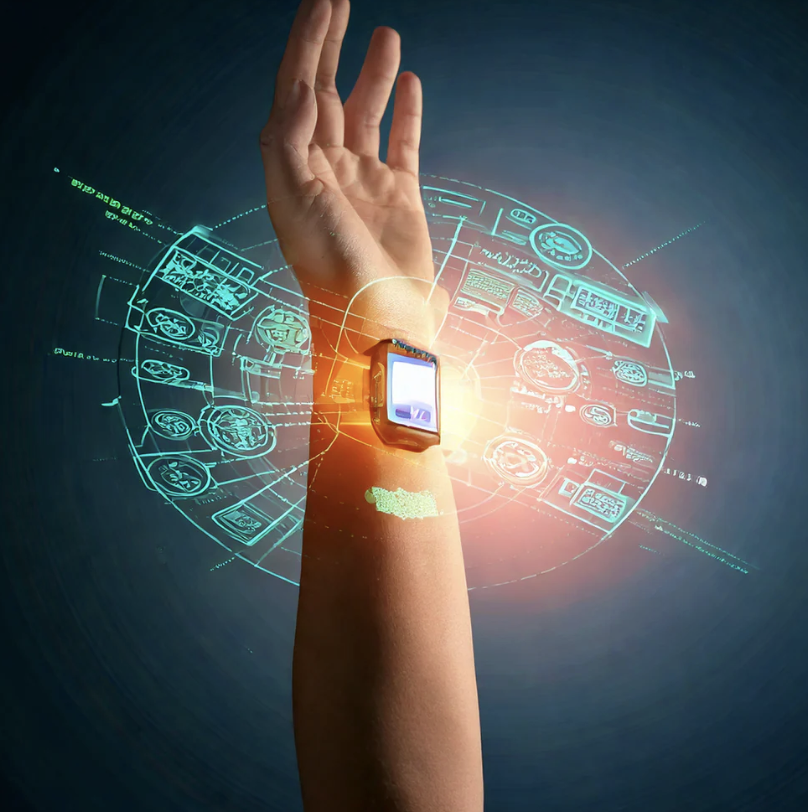 Wearable skin sensor measuring hydration and CO2