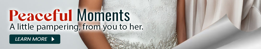 Peaceful Moments A little pampering, from you to her