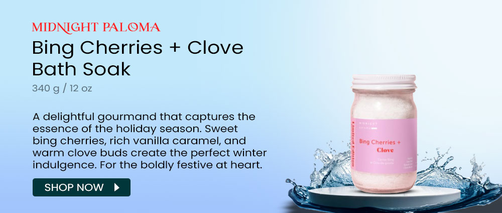 Midnight Paloma  Bing Cherries + Clove Bath Soak