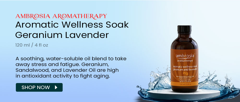Ambrosia Aromatherapy  Aromatic Wellness Soak Geranium Lavender