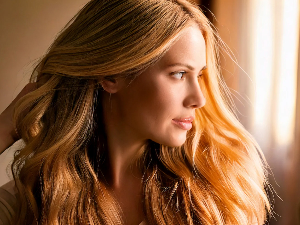 Hair model full-width