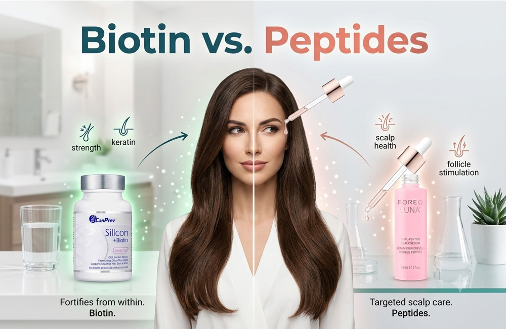 Biotin or Peptides for Thinning Hair? The Real Answer Banner