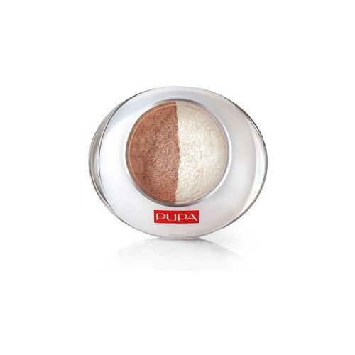 Pupa Luminys Duo Eyeshadow Forest/Water - 50, 1 piece Pupa Luminys Duo Eyeshadow Sand Dore - 01 on white background