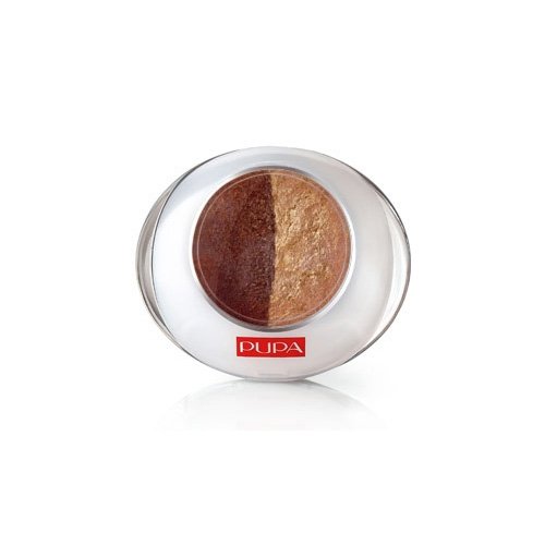 Pupa Luminys Duo Eyeshadow Forest/Water - 50, 1 piece Pupa Luminys Duo Eyeshadow Sand Dore - 01 on white background