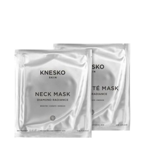Knesko Diamond Radiance Neck and Decollete Mask, 1 treatment Knesko Diamond Radiance Neck and Decollete Mask on white background