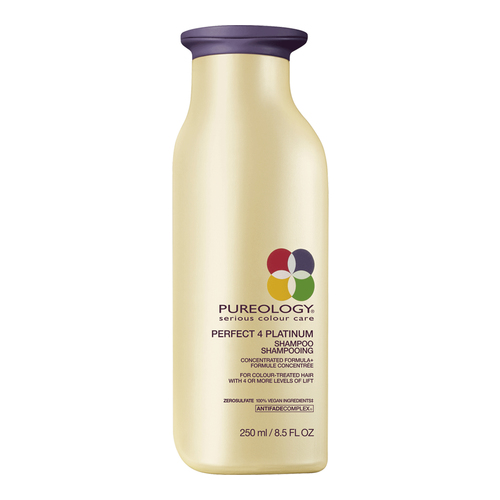 Pureology Perfect 4 Platinum Shampoo, 250ml/8.5 fl oz Pureology Perfect 4 Platinum Shampoo on white background