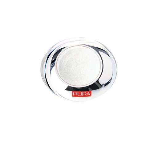 Pupa Luminys Silk Eyeshadow Glamour Grey- 800 Pupa Luminys Silk Eyeshadow White -100 on white background