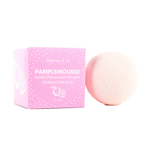Caprice & Co. 100% Natural Bath Bombs - Grapefruit, 200g/7.05 oz Caprice & Co. 100% Natural Bath Bombs - Eucalyptus Mint on white background