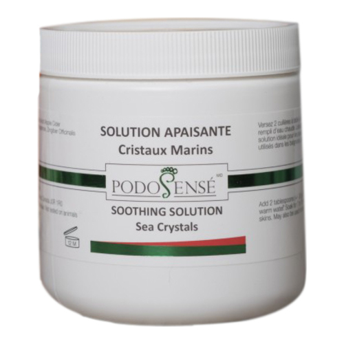 Podosense Solution Sea Crystals Soothing (Apple Cider Vinegar and Ginger), 600g/21.2 oz Podosense Solution Sea Crystals Soothing (Apple Cider Vinegar and Ginger) on white background