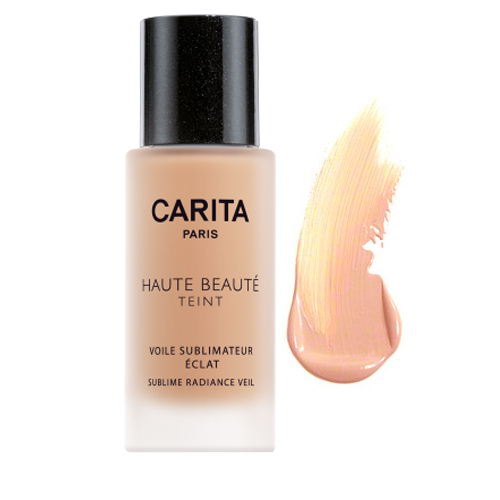 Carita Haute Beaute Teint - Sublime Radiance Veil No 3 - Beige Rose, 30ml/1 fl oz Carita Haute Beaute Sublime Radiance Veil No 1 - Beige Ocre on white background