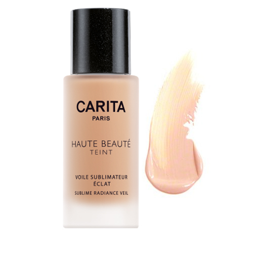 Carita Haute Beaute Teint - Sublime Radiance Veil No 3 - Beige Rose, 30ml/1 fl oz Carita Haute Beaute Sublime Radiance Veil No 1 - Beige Ocre on white background