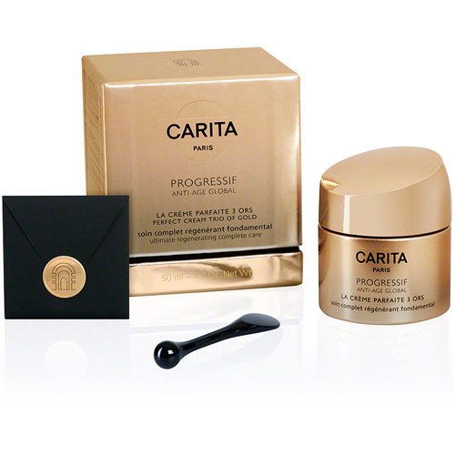 Carita Progressif Anti Age Global - Perfect Cream Trio of Gold, 50ml/1.7 fl oz Carita Progressif Anti Age Global Perfect Cream Trio of Gold on white background