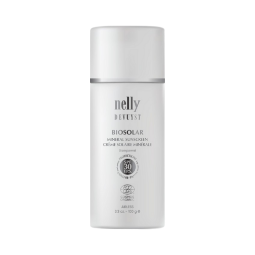 Nelly Devuyst BioSolar Mineral Sunscreen SPF 30, 100g/3.53 oz Nelly Devuyst BioSolar Mineral Sunscreen SPF 30 on white background