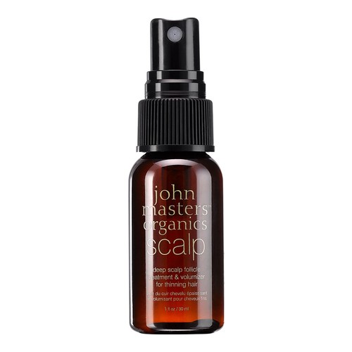 John Masters Organics Deep Scalp Follicle Treatment & Volumizer, 30ml/1 fl oz Naturally Yours Deep Scalp Follicle Treatment & Volumizer on white background