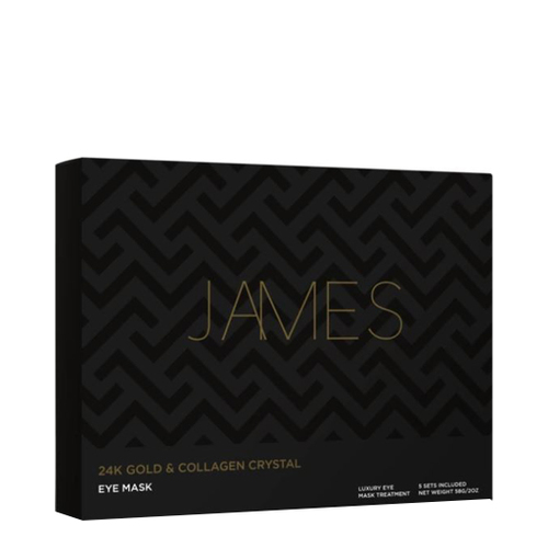 JAMES 24K Gold Collagen Crystal Eye Mask, 5 sets