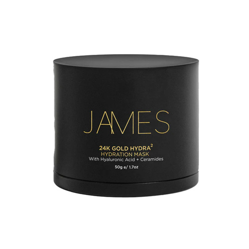 James Cosmetics 24K Gold Hydra Hydration Mask, 50g/1.7 oz James Cosmetics 24K Gold Hydra Hydration Mask on white background