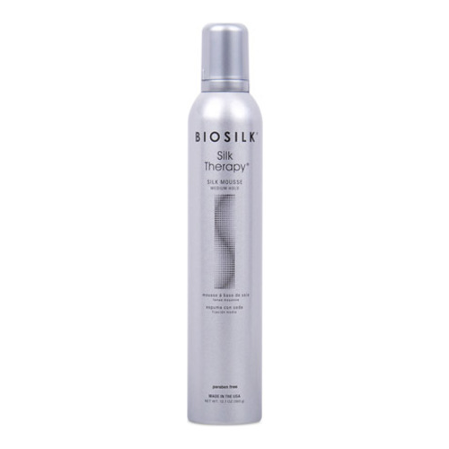 Biosilk Silk Therapy Silk Mousse, 283g/10 oz Biosilk Silk Therapy Silk Mousse on white background