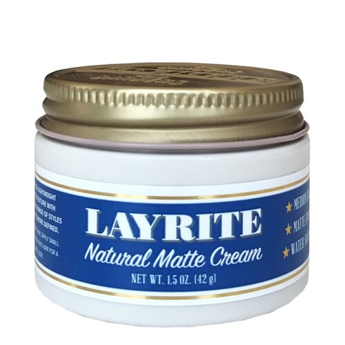 Layrite Natural Matte Cream, 42g/1.5 oz Layrite Natural Matte Cream on white background