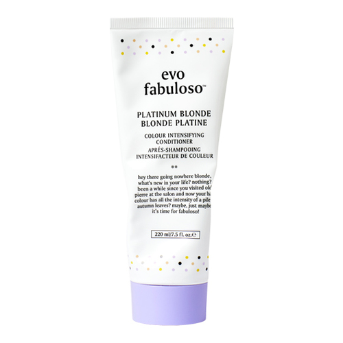 Evo Fabuloso Platinum Blonde Colour Boosting Treatment, 220ml/7.5 fl oz Evo Fabuloso Platinum Blonde Colour Boosting Treatment on white background