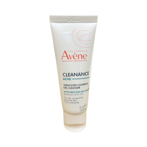 Avene Cleanance ACNE Medicated Clearing Gel Cleanser, 25ml/0.85 fl oz Naturally Yours Avene Cleanance ACNE Medicated Clearing Gel Cleanser on white background